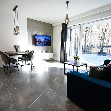 Apartament Villa Park Przy Plazy Z Widokiem Na Jezioro, Taras 50 M2 Ostróda Exterior foto